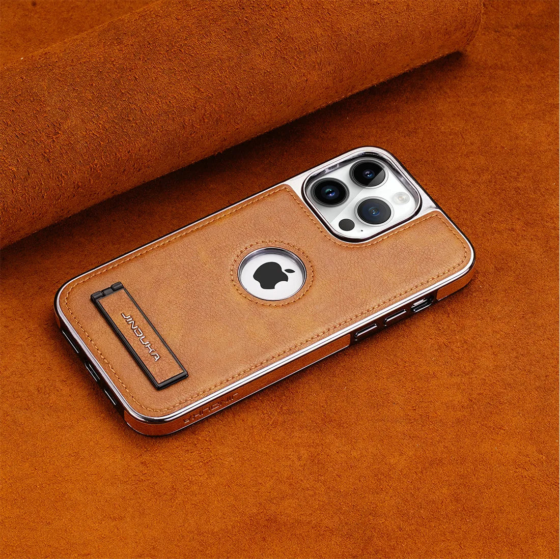 Genuine Leather Strap Holder All-Inclusive Drop-proof Phone Case