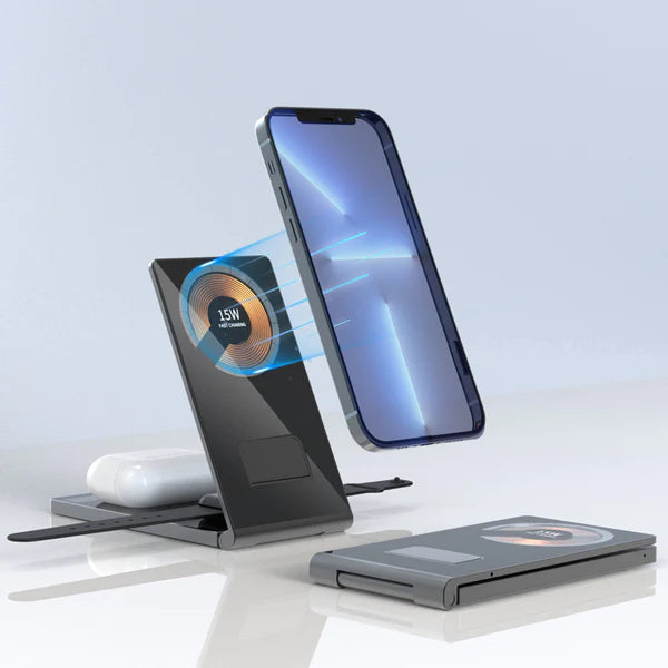 4 in 1 MagSafe Foldable Magnetic Wireless Charger