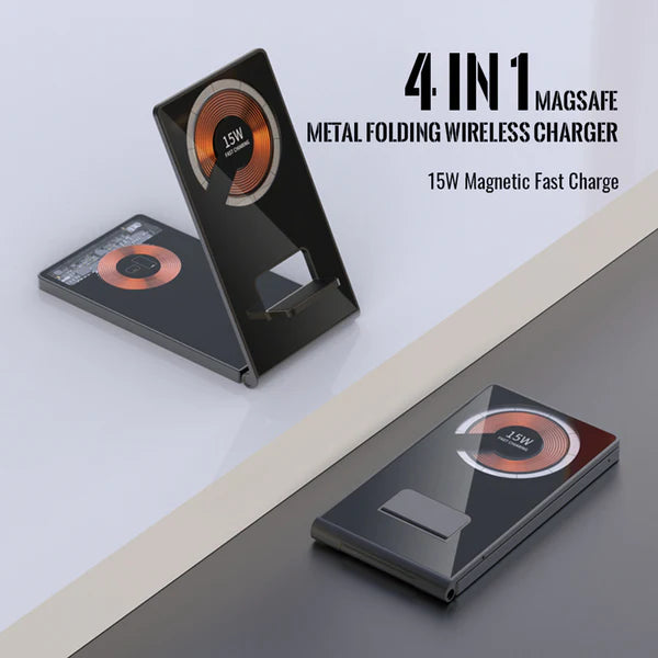 4 in 1 MagSafe Foldable Magnetic Wireless Charger