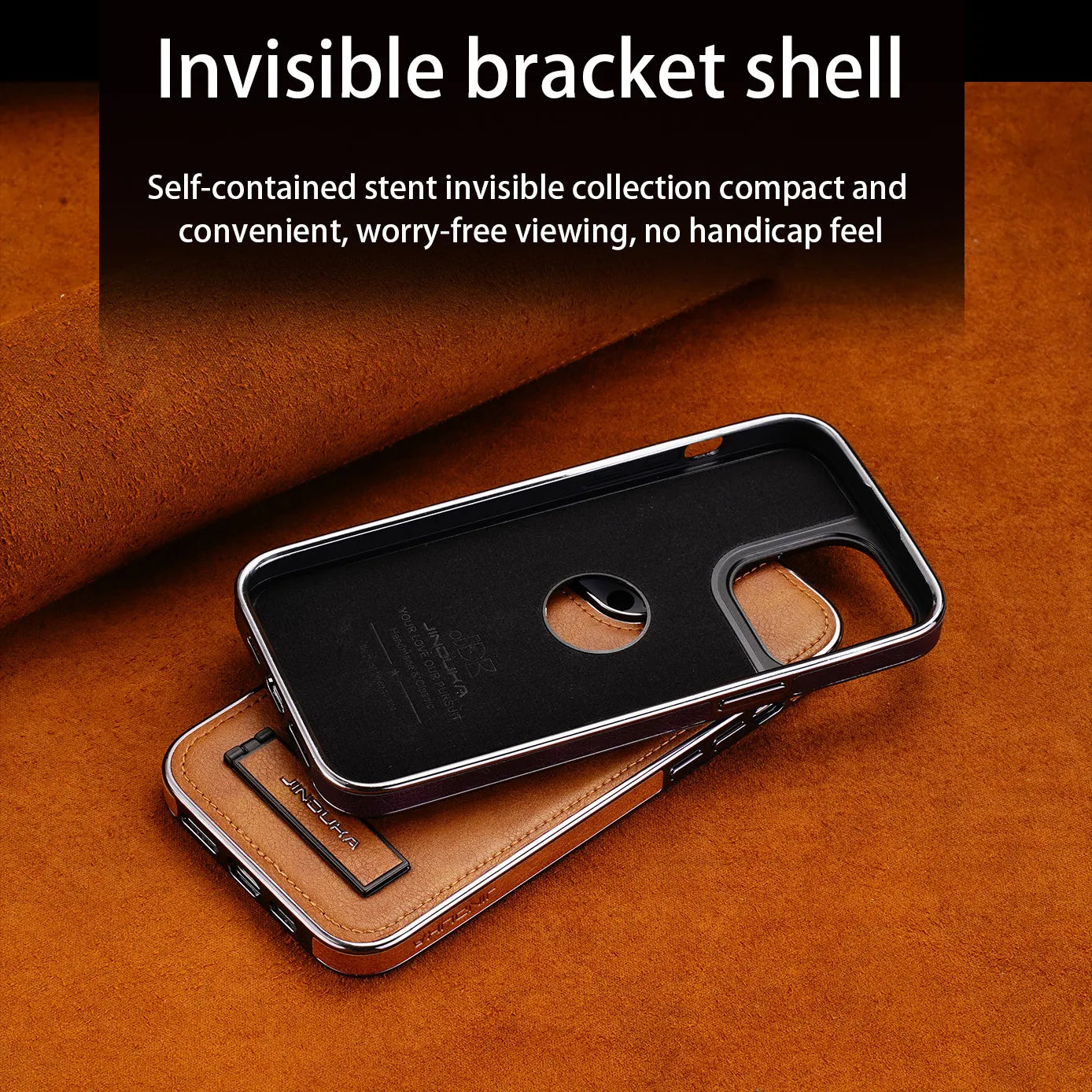 Genuine Leather Strap Holder All-Inclusive Drop-proof Phone Case