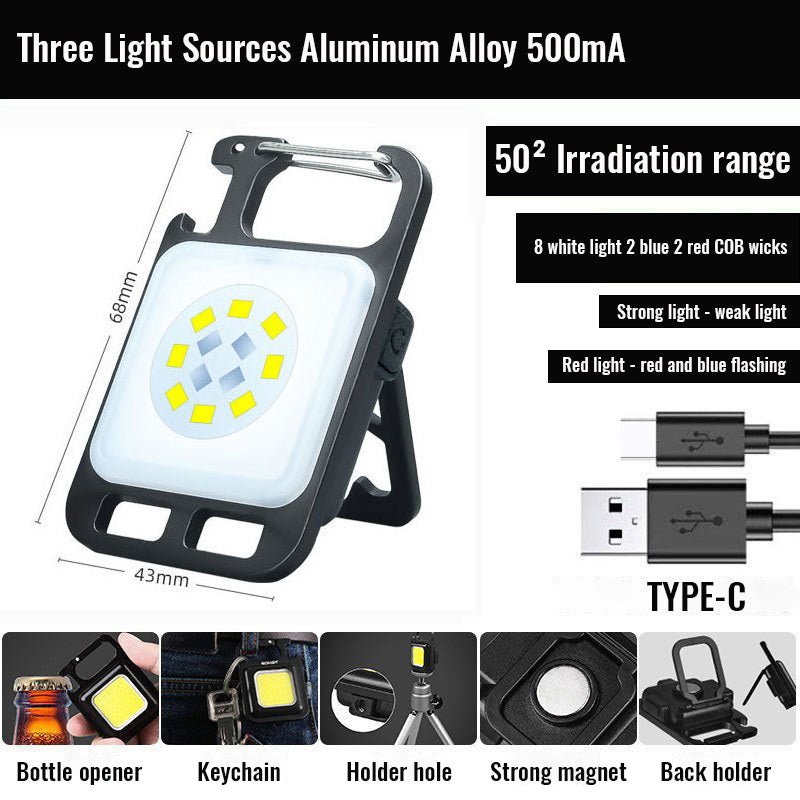 COB Rechargeable Keychain Light-COB01